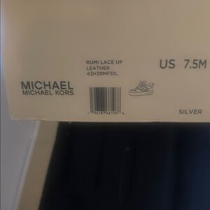 MICHAEL Michael Kors Silver Athletic Shoes